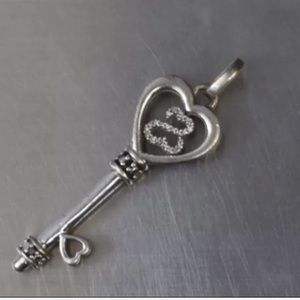 Kay Jewelers Diamond Key Sterling Silver Necklace